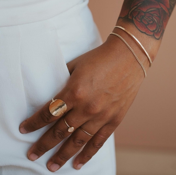 Hello Adorn Gold Tides Cuff